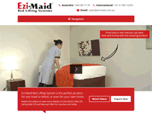 Tablet Screenshot of ezimaid.com.au